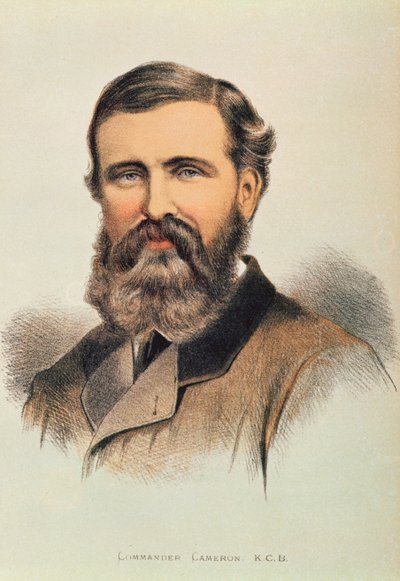 Ritratto di Verney Lovett Cameron (1844-94), esploratore inglese da English School